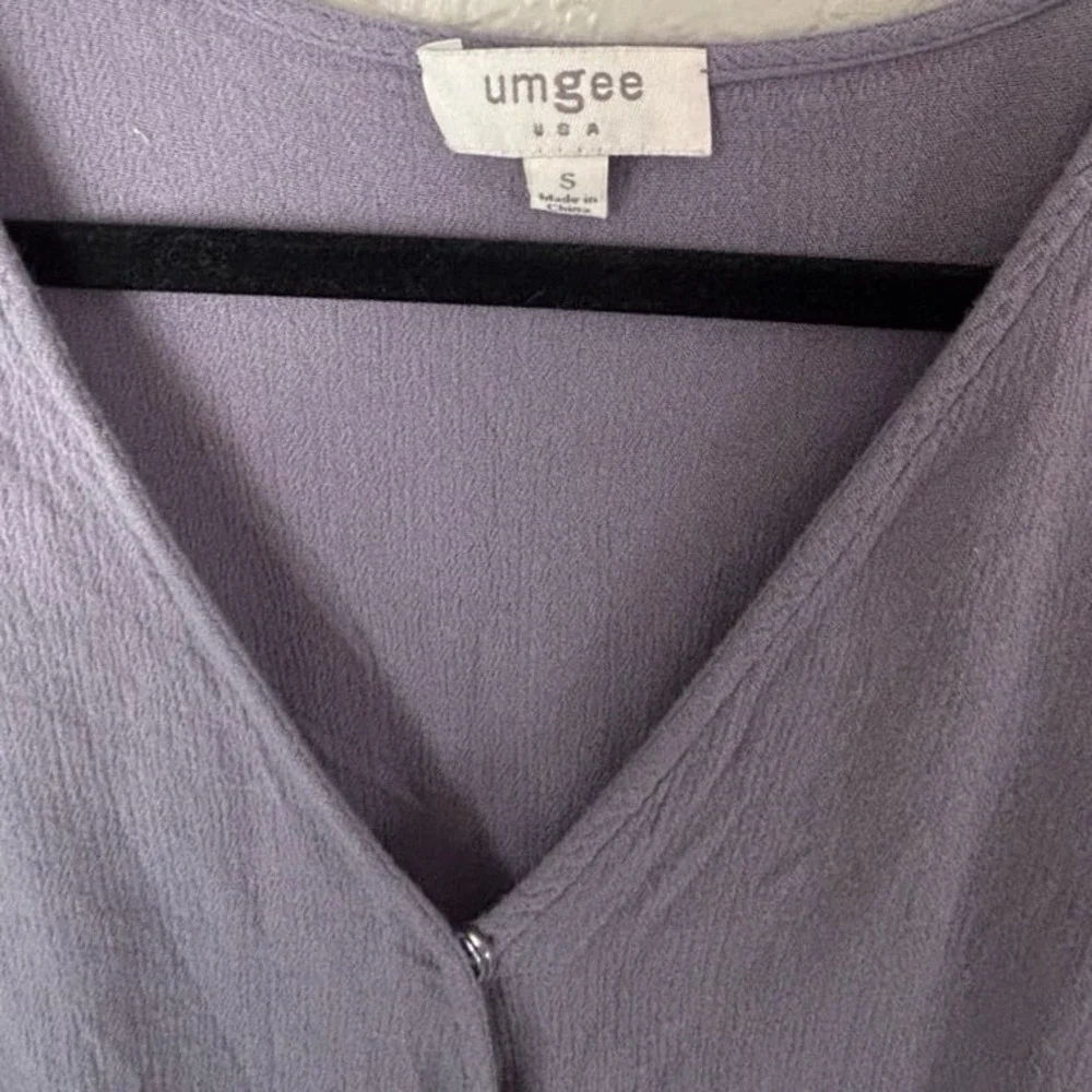 Umgee Purple lace trim babydoll Small‎ Romper